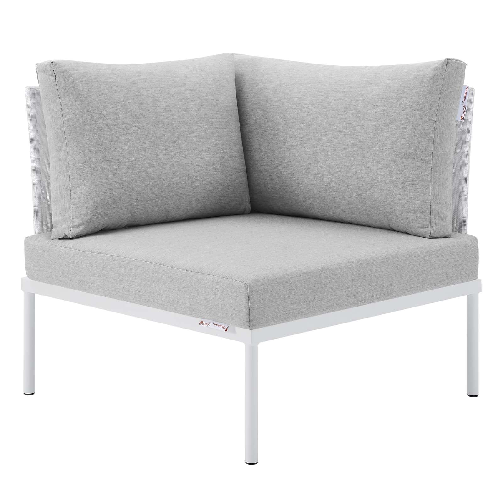 Harmony 8-Piece Sunbrella¨ Outdoor Patio Aluminum Sectional Sofa Set by Modway