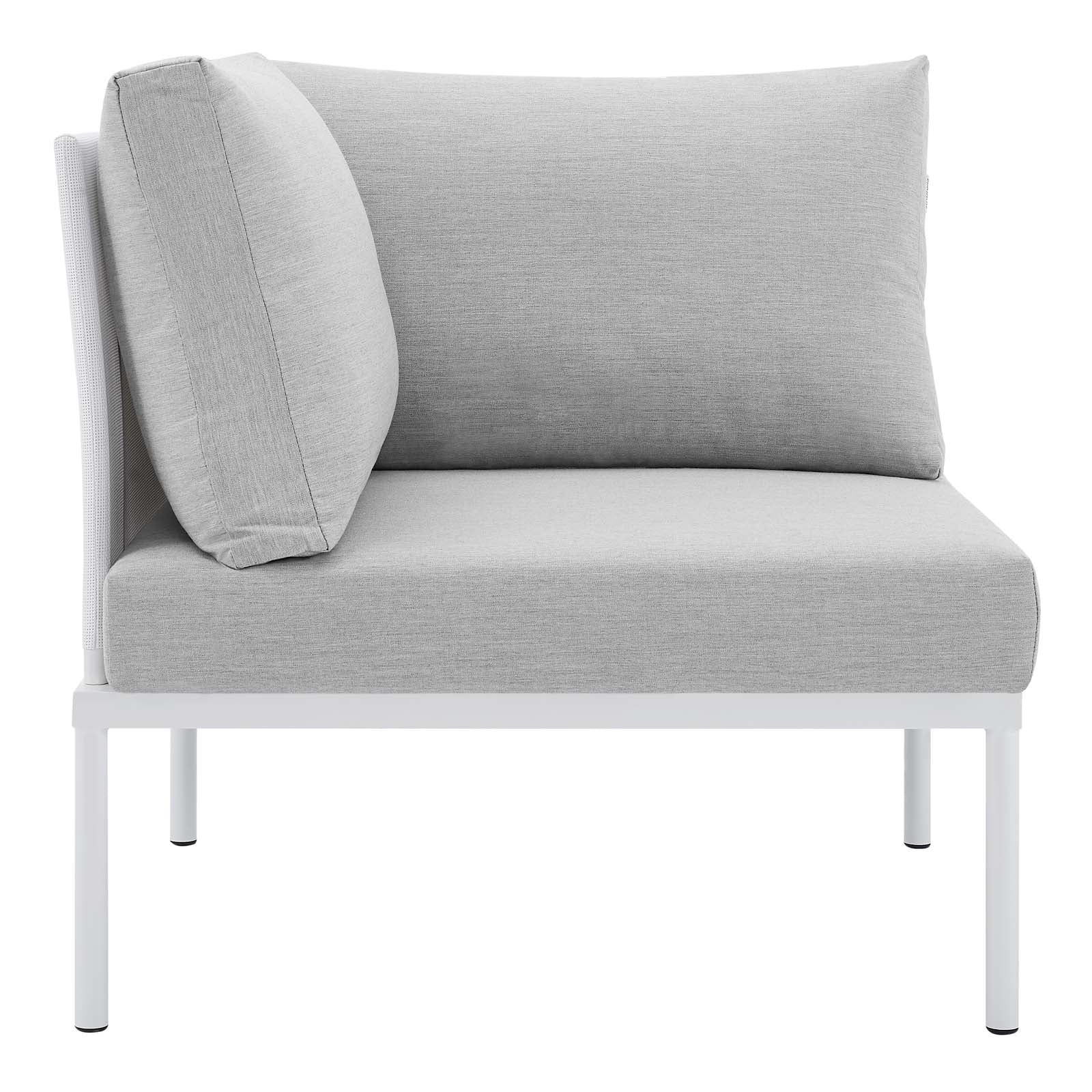 Harmony 8-Piece Sunbrella¨ Outdoor Patio Aluminum Sectional Sofa Set by Modway