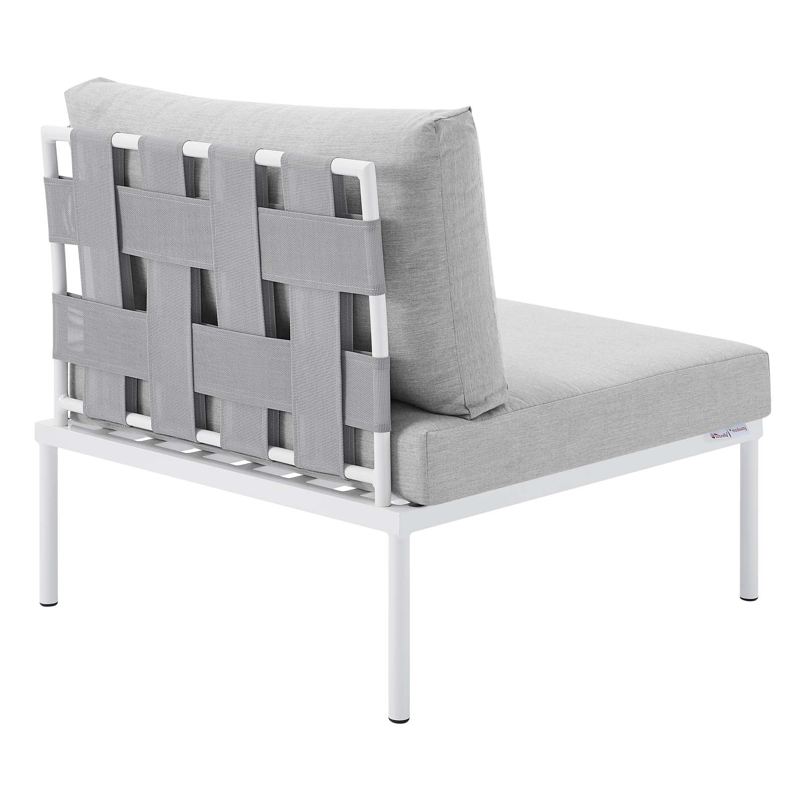 Harmony 8-Piece Sunbrella¨ Outdoor Patio All Mesh Sectional Sofa Set by Modway