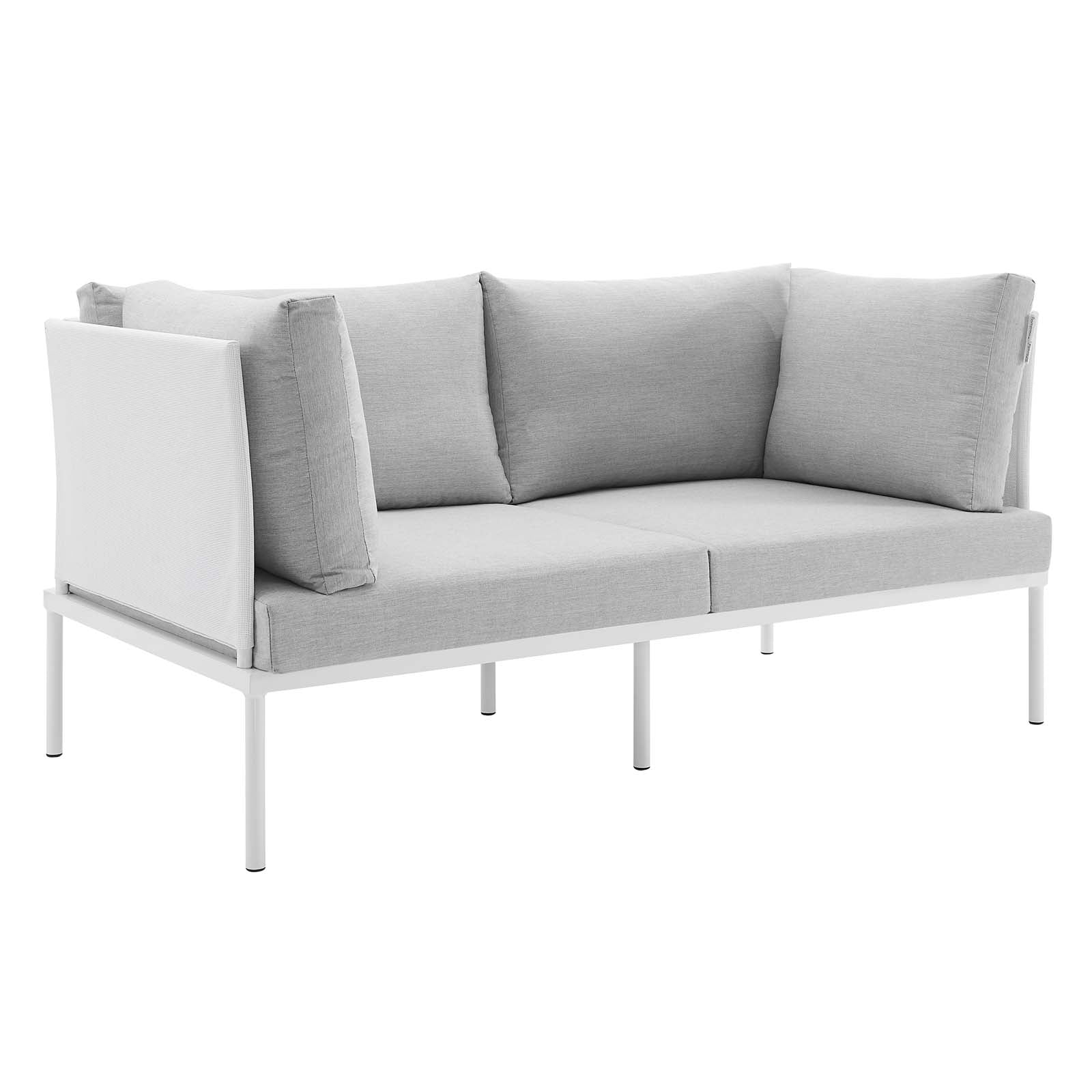 Harmony 8-Piece Sunbrella¨ Outdoor Patio Aluminum Seating Set by Modway