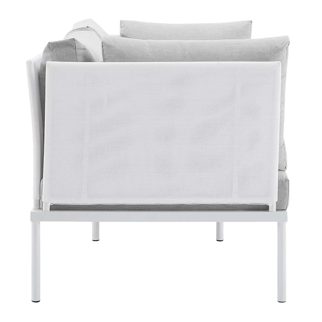 Harmony 8-Piece Sunbrella¨ Outdoor Patio Aluminum Seating Set by Modway
