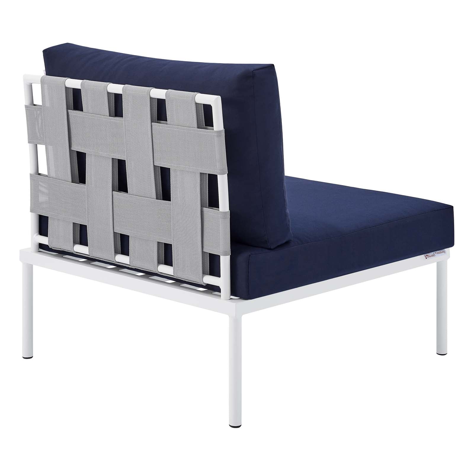 Harmony 8-Piece Sunbrella¨ Outdoor Patio Aluminum Seating Set by Modway