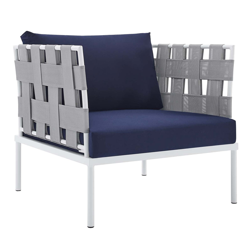 Harmony 8-Piece Sunbrella¨ Outdoor Patio Aluminum Seating Set by Modway