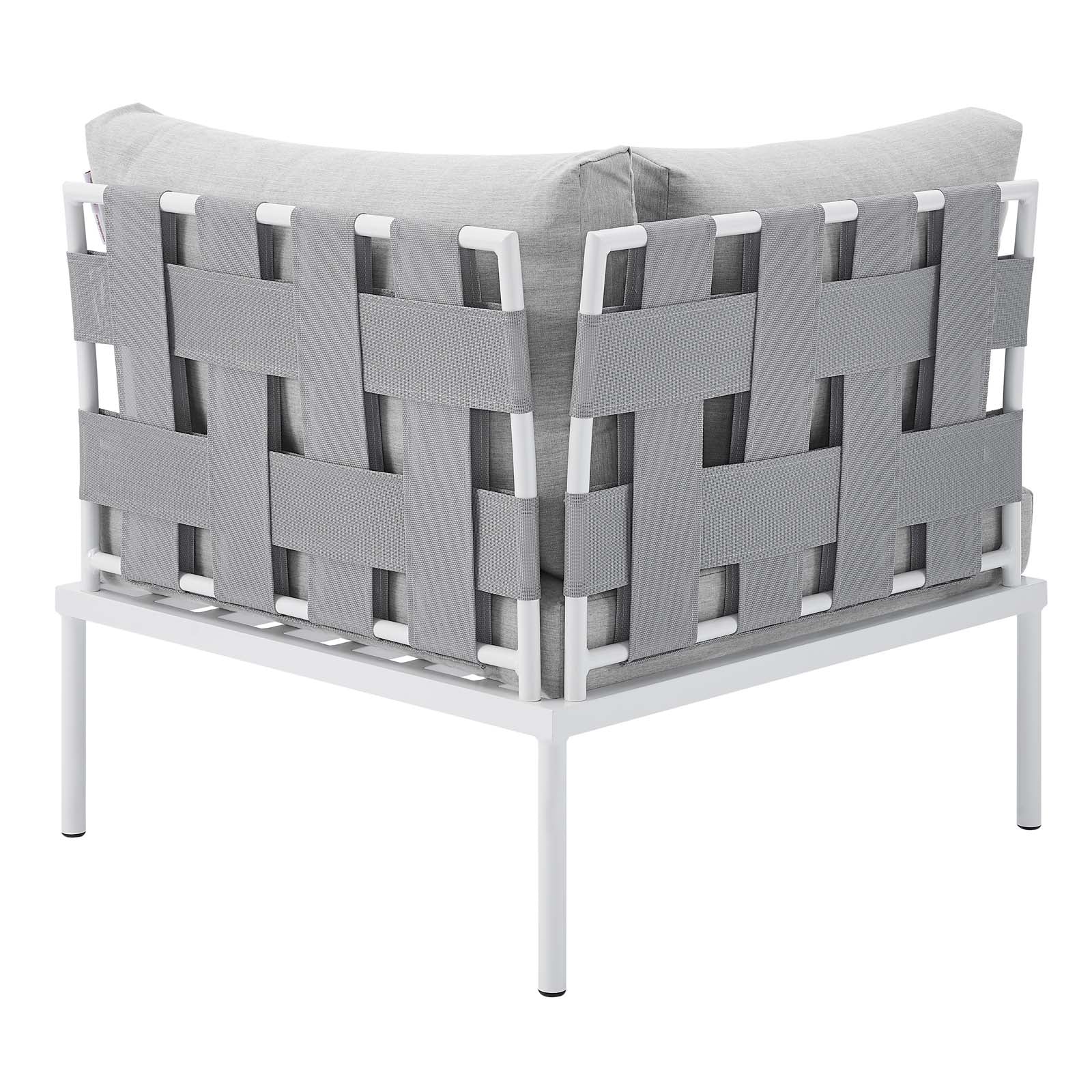 Harmony 10-Piece Sunbrella¨ Outdoor Patio Aluminum Sectional Sofa Set by Modway