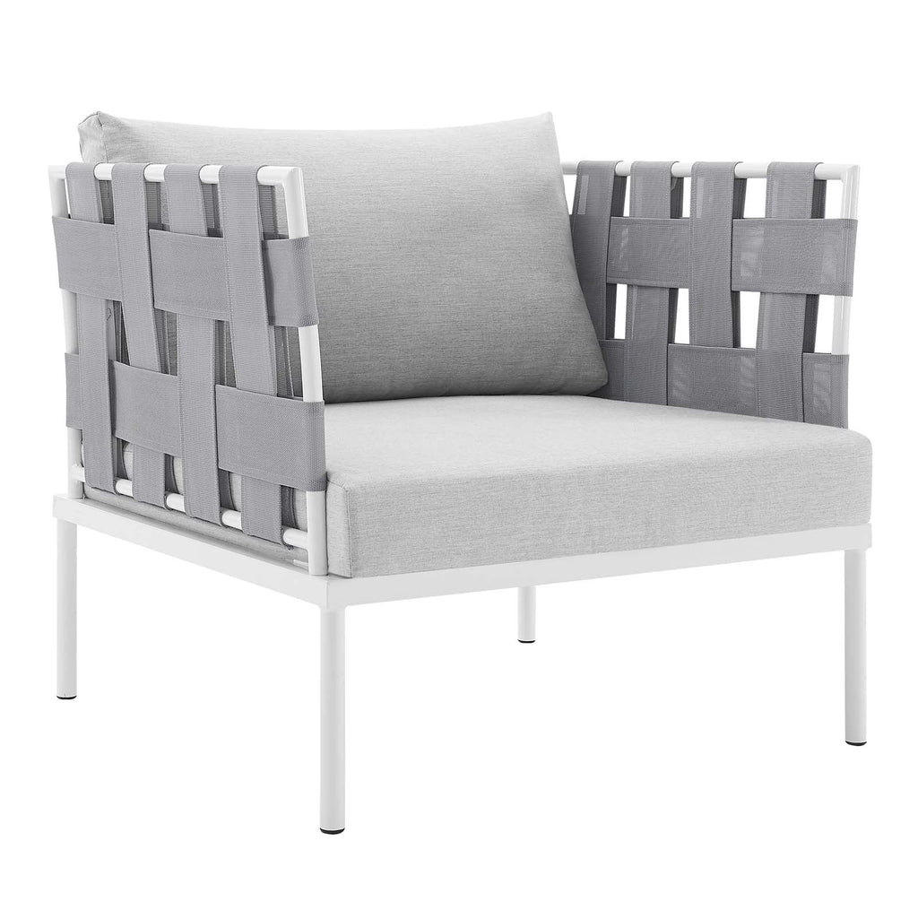Harmony 10-Piece Sunbrella¨ Outdoor Patio Aluminum Sectional Sofa Set by Modway