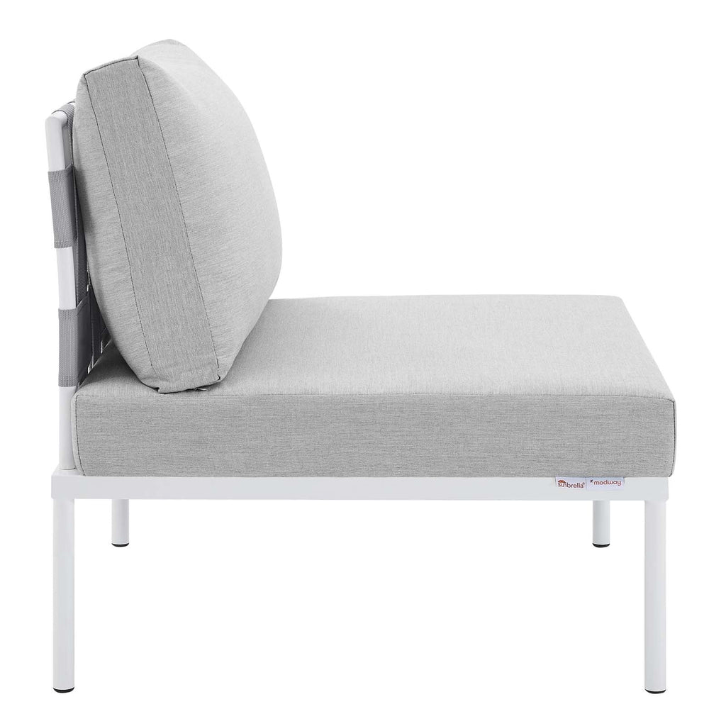 Harmony 10-Piece Sunbrella¨ Outdoor Patio Aluminum Sectional Sofa Set by Modway