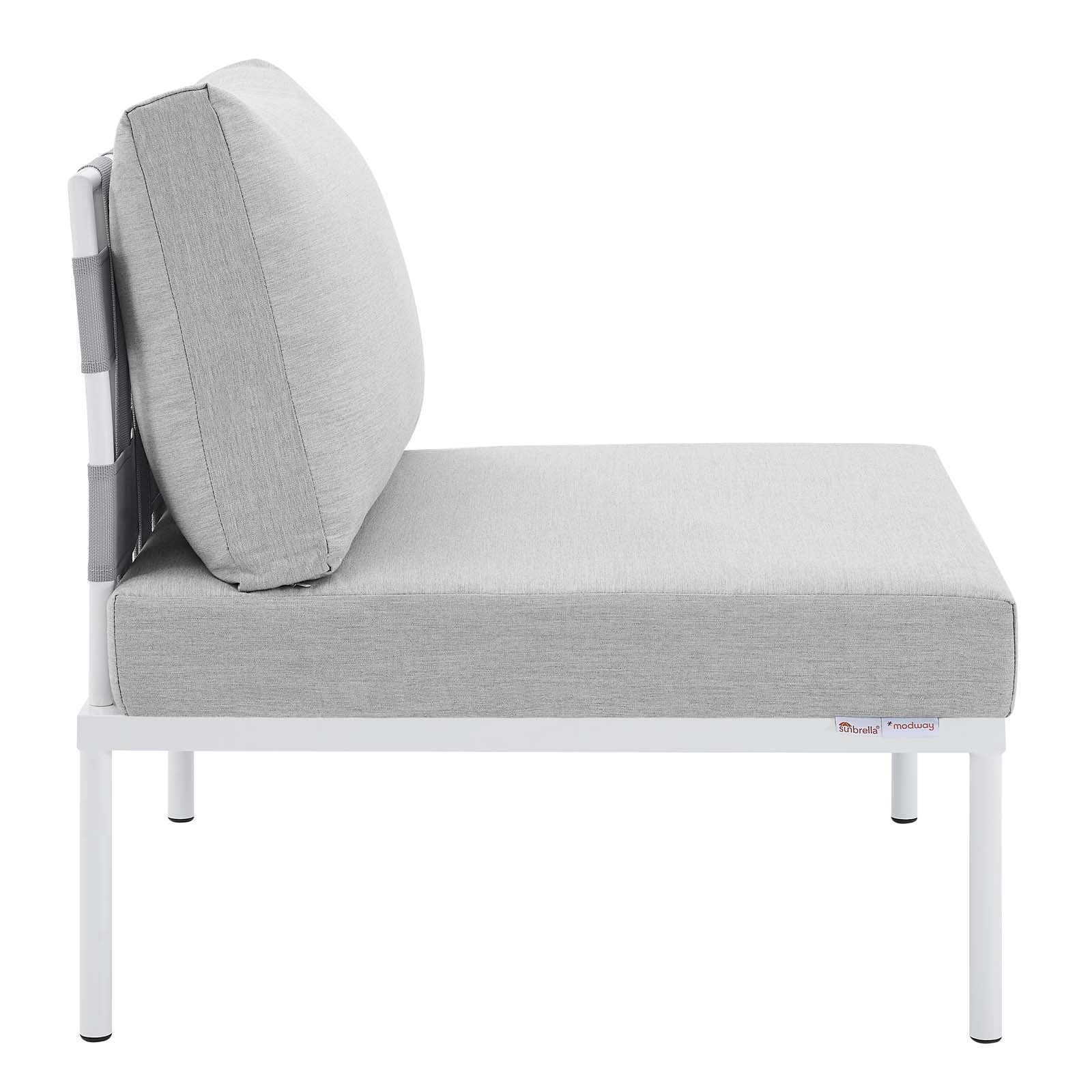 Harmony 10-Piece Sunbrella¨ Outdoor Patio Aluminum Sectional Sofa Set by Modway