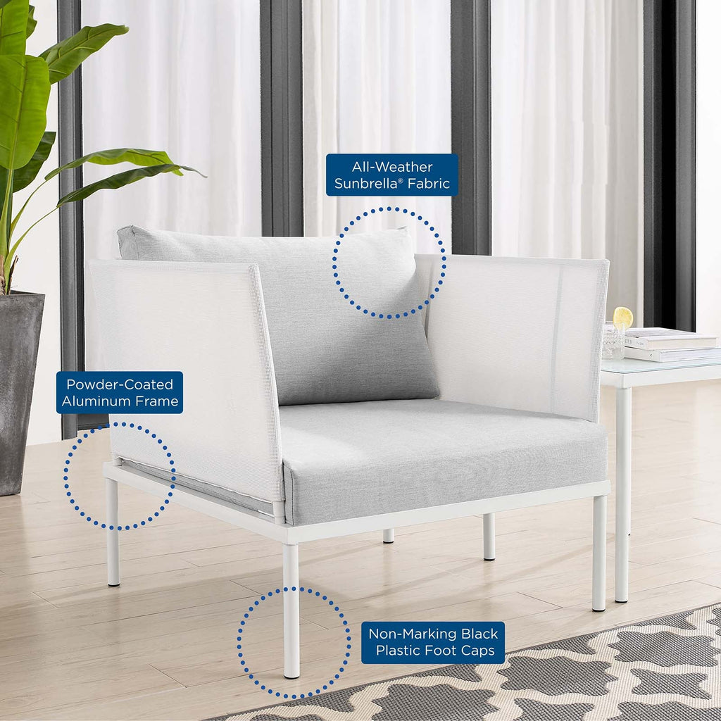 Harmony Sunbrella¨ Outdoor Patio Aluminum Armchair by Modway