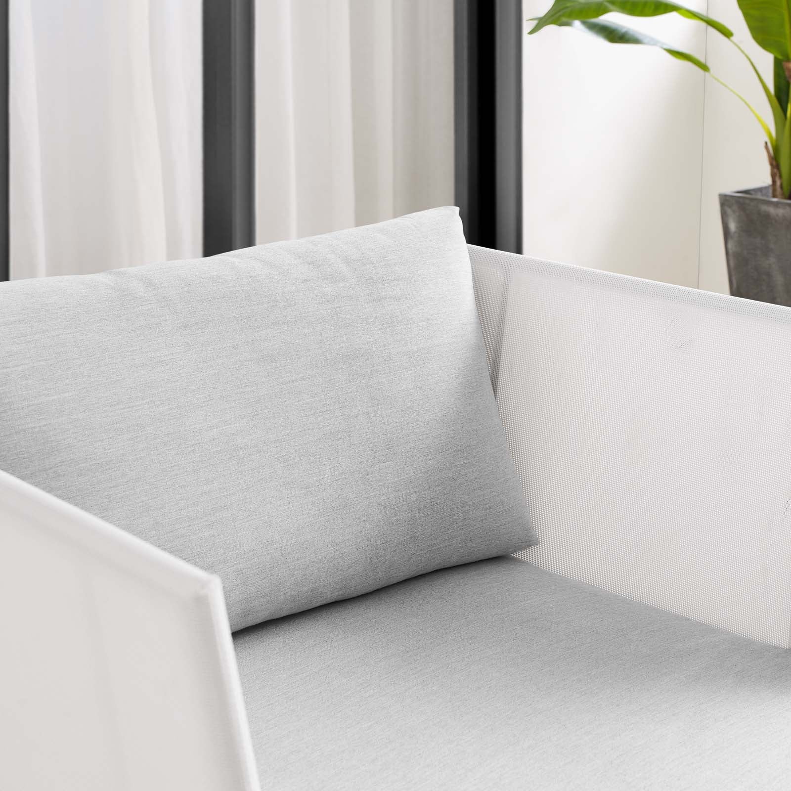 Harmony Sunbrella¨ Outdoor Patio Aluminum Armchair by Modway