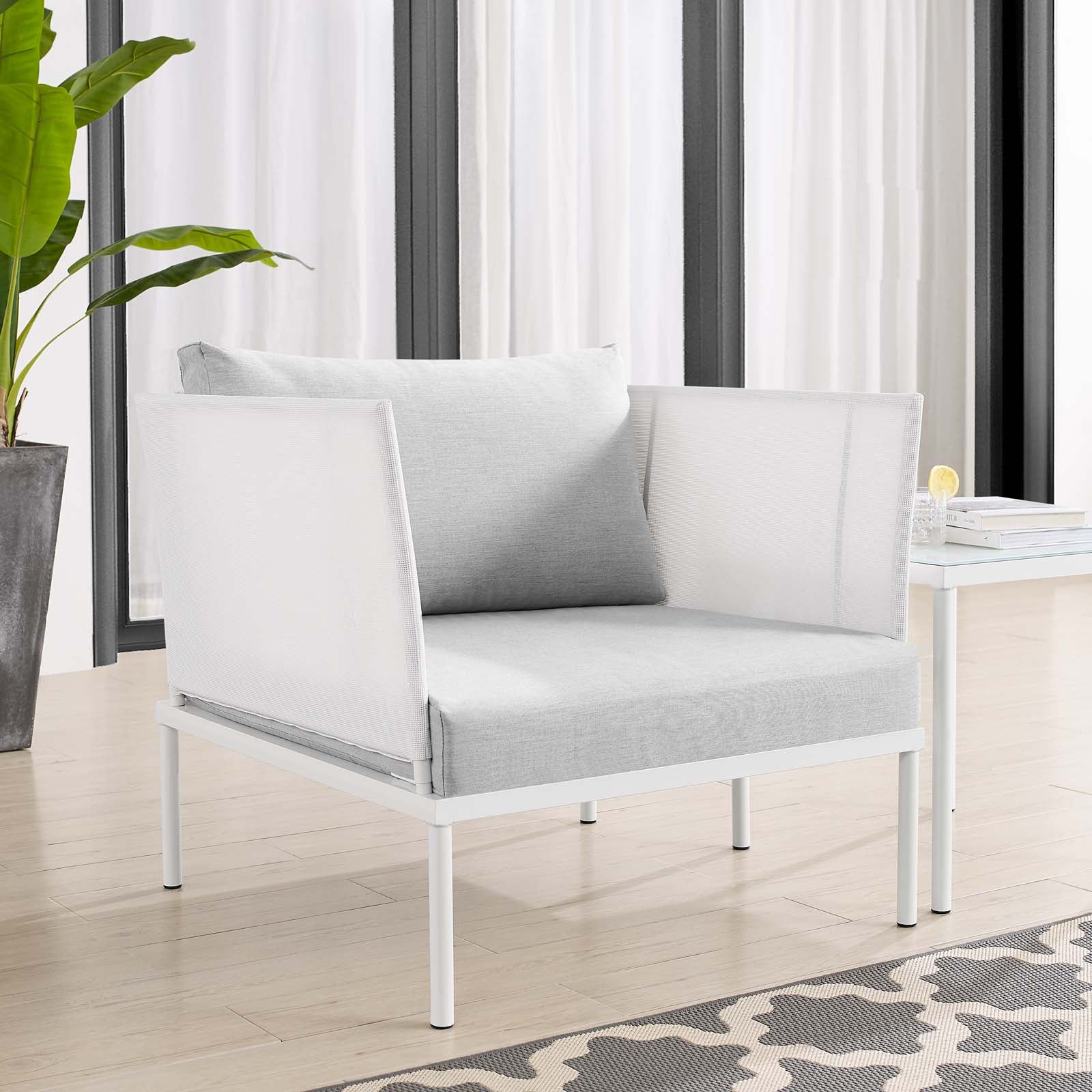 Harmony Sunbrella¨ Outdoor Patio Aluminum Armchair by Modway