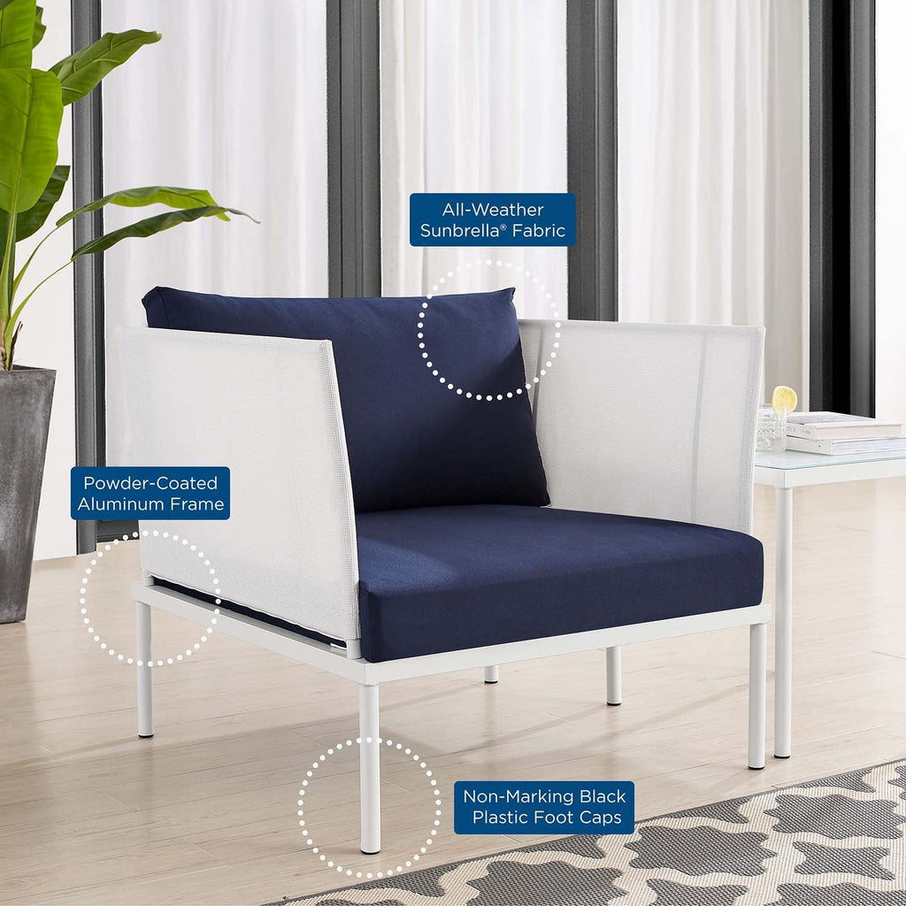 Harmony Sunbrella¨ Outdoor Patio Aluminum Armchair by Modway