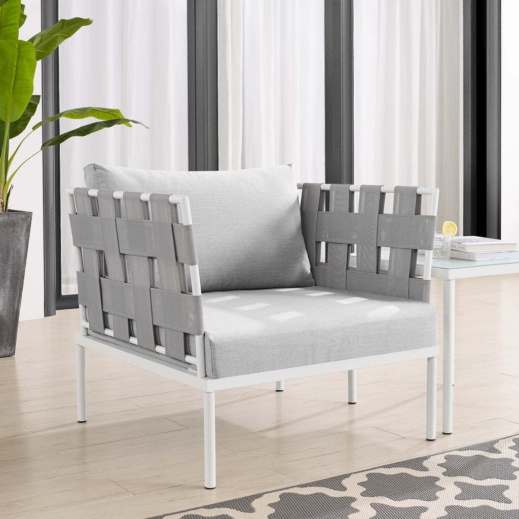 Harmony Sunbrella¨ Outdoor Patio Aluminum Armchair by Modway