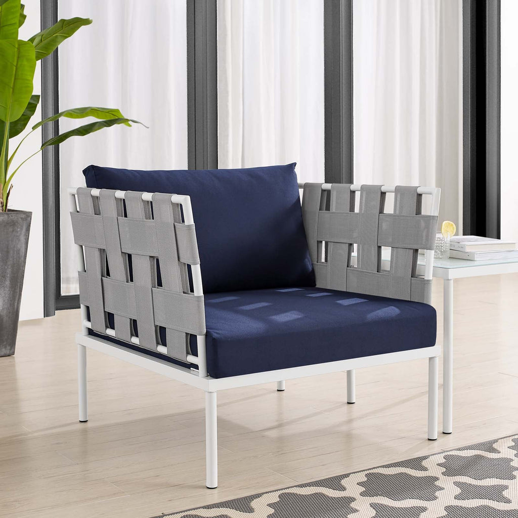 Harmony Sunbrella¨ Outdoor Patio Aluminum Armchair by Modway