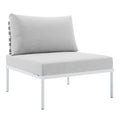 Harmony Sunbrella¨ Basket Weave Outdoor Patio Aluminum Armless Chair by Modway