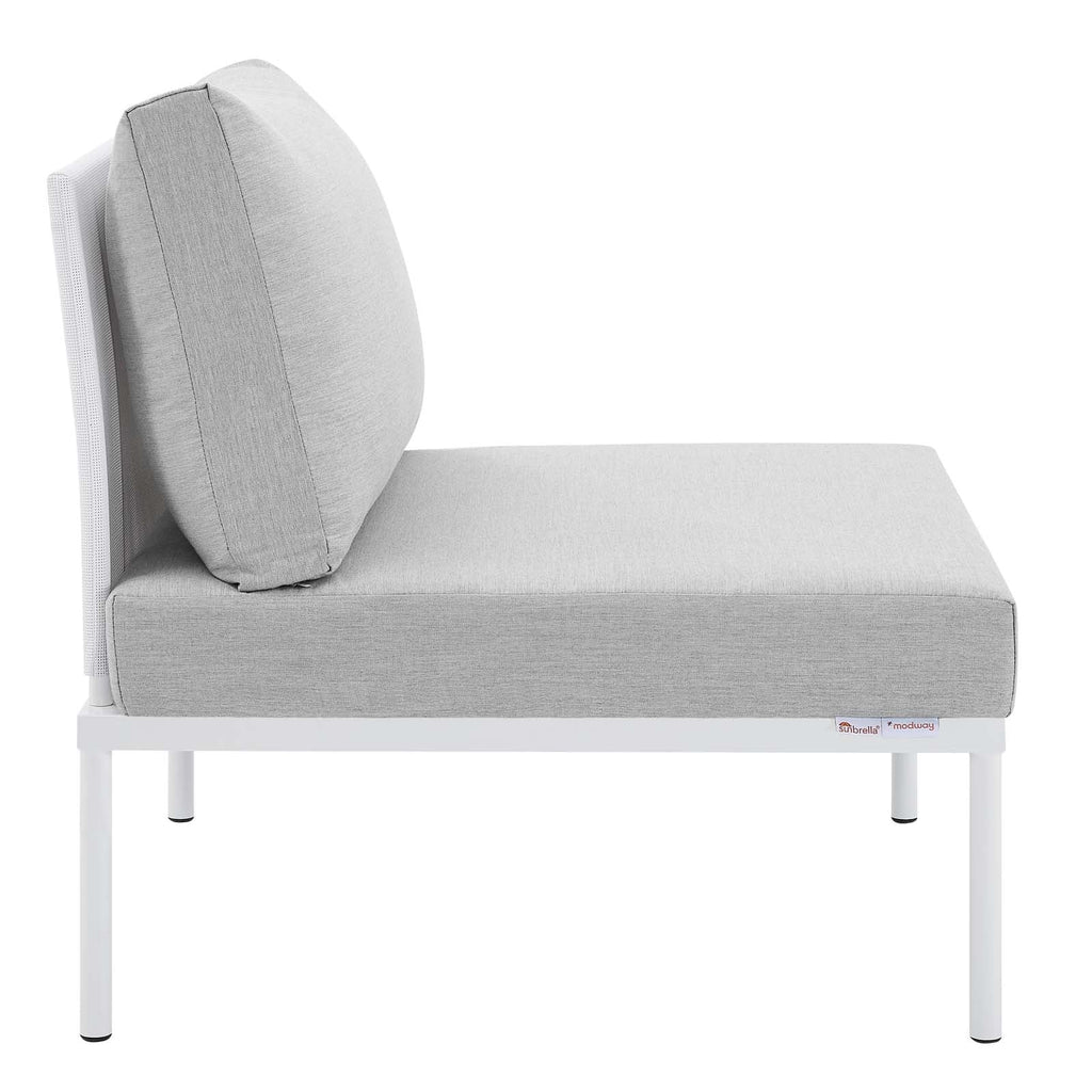 Harmony Sunbrella¨ Outdoor Patio Aluminum Armless Chair by Modway