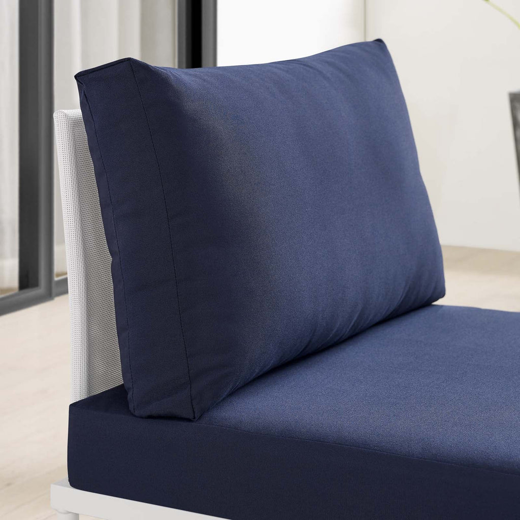 Harmony Sunbrella¨ Outdoor Patio Aluminum Armless Chair by Modway