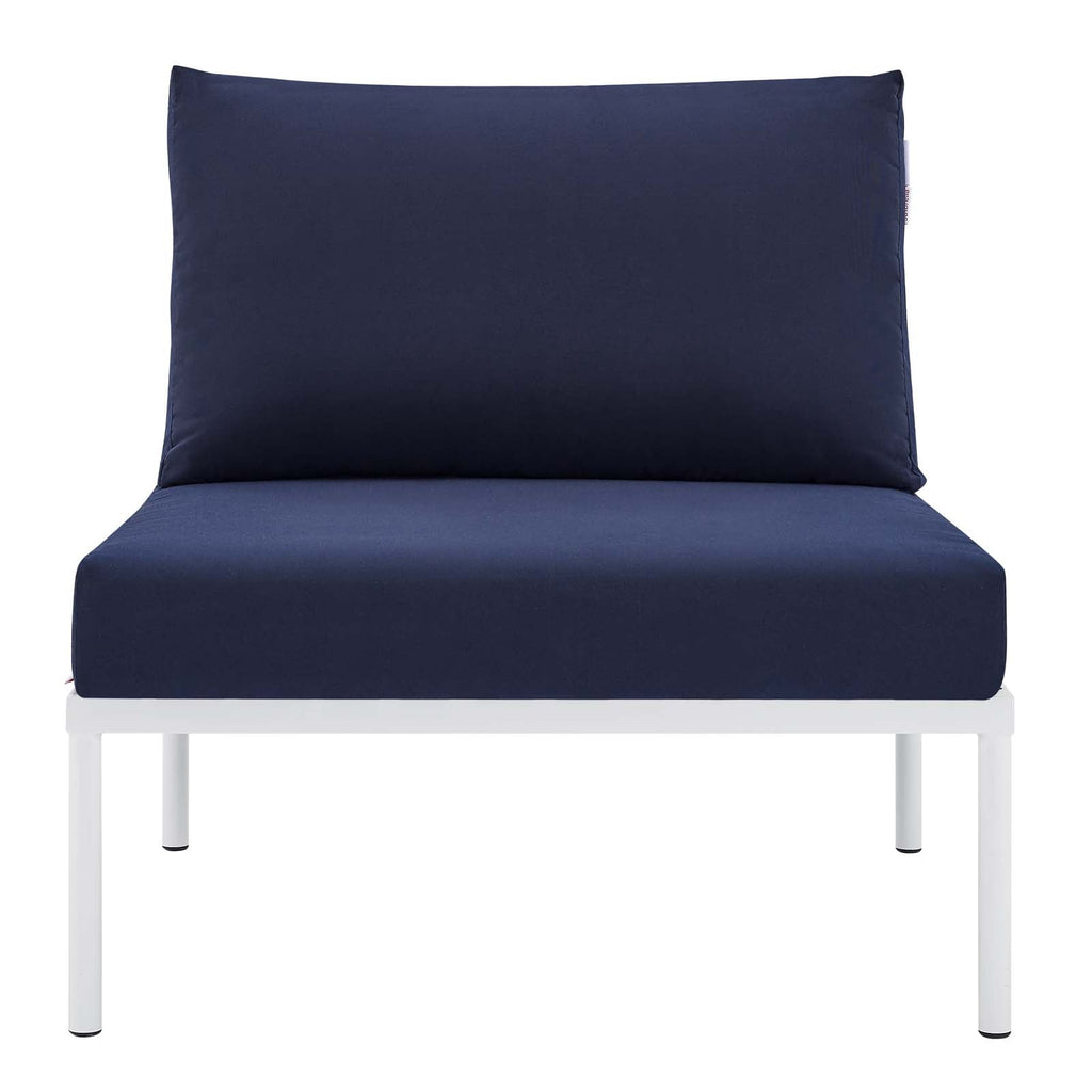 Harmony Sunbrella¨ Outdoor Patio Aluminum Armless Chair by Modway