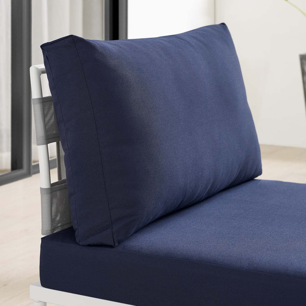 Harmony Sunbrella¨ Outdoor Patio Aluminum Armless Chair by Modway