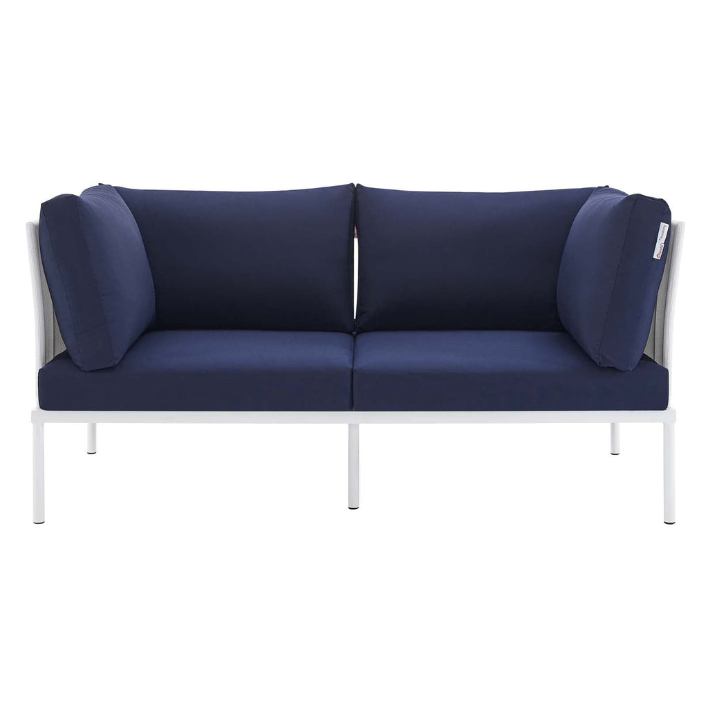 Harmony Sunbrella¨ Outdoor Patio Aluminum Loveseat by Modway