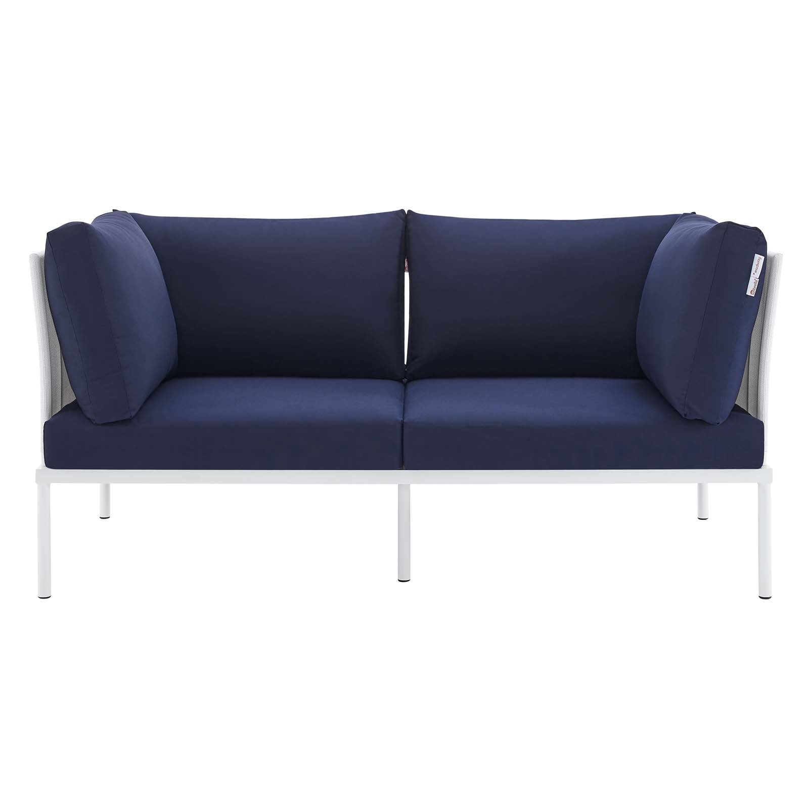 Harmony Sunbrella¨ Outdoor Patio Aluminum Loveseat by Modway