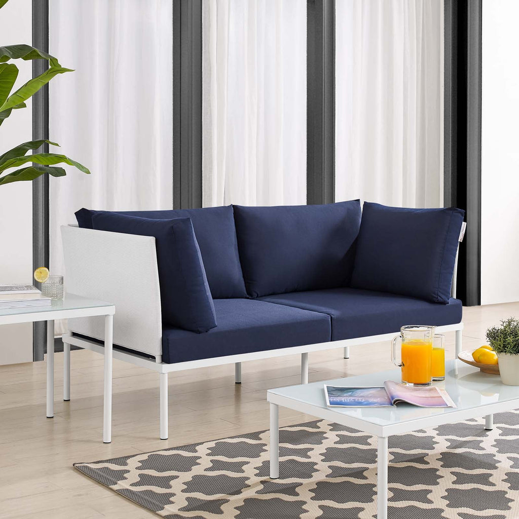 Harmony Sunbrella¨ Outdoor Patio Aluminum Loveseat by Modway