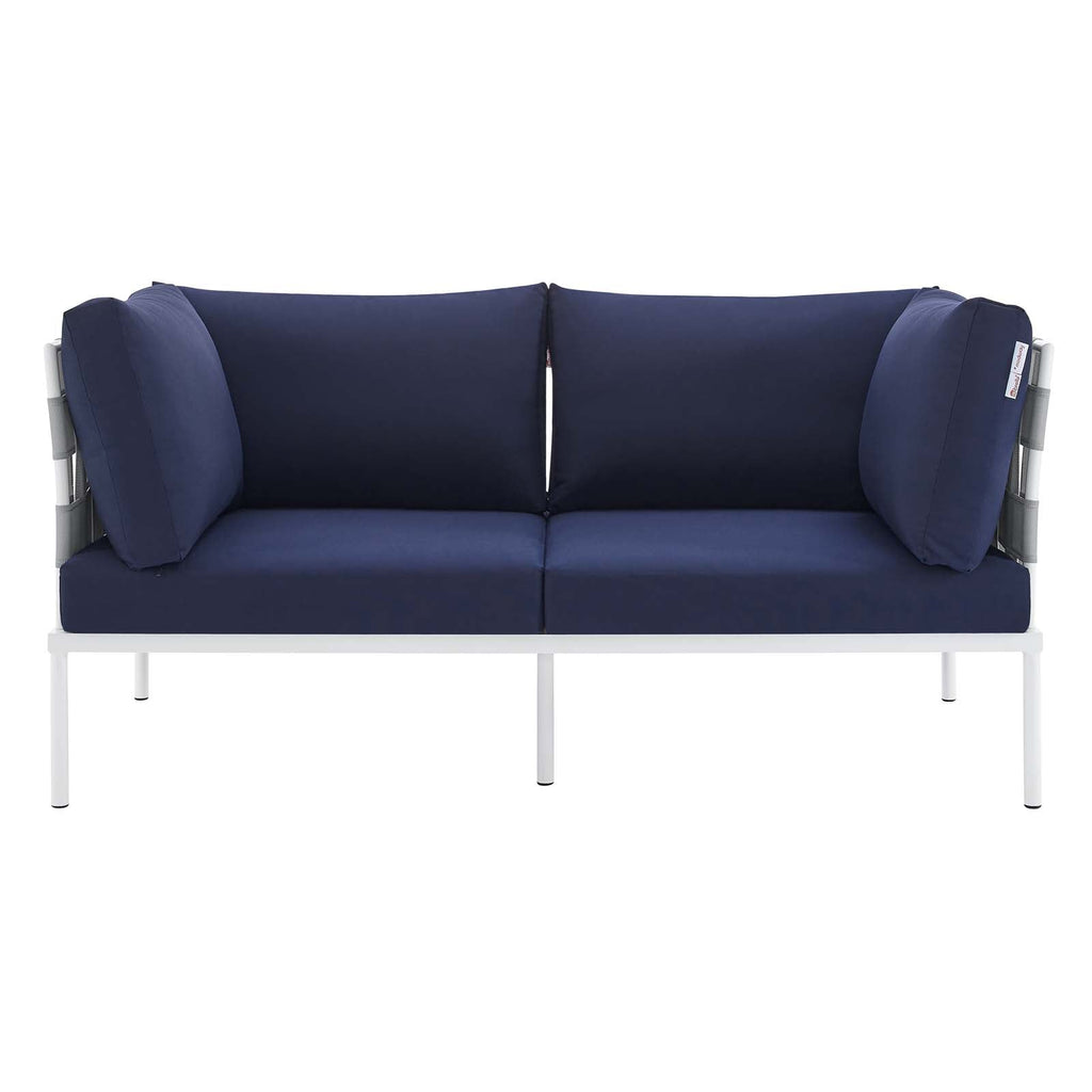 Harmony Sunbrella¨ Outdoor Patio Aluminum Loveseat by Modway