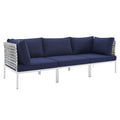 Harmony Sunbrella¨ Basket Weave Outdoor Patio Aluminum Sofa by Modway