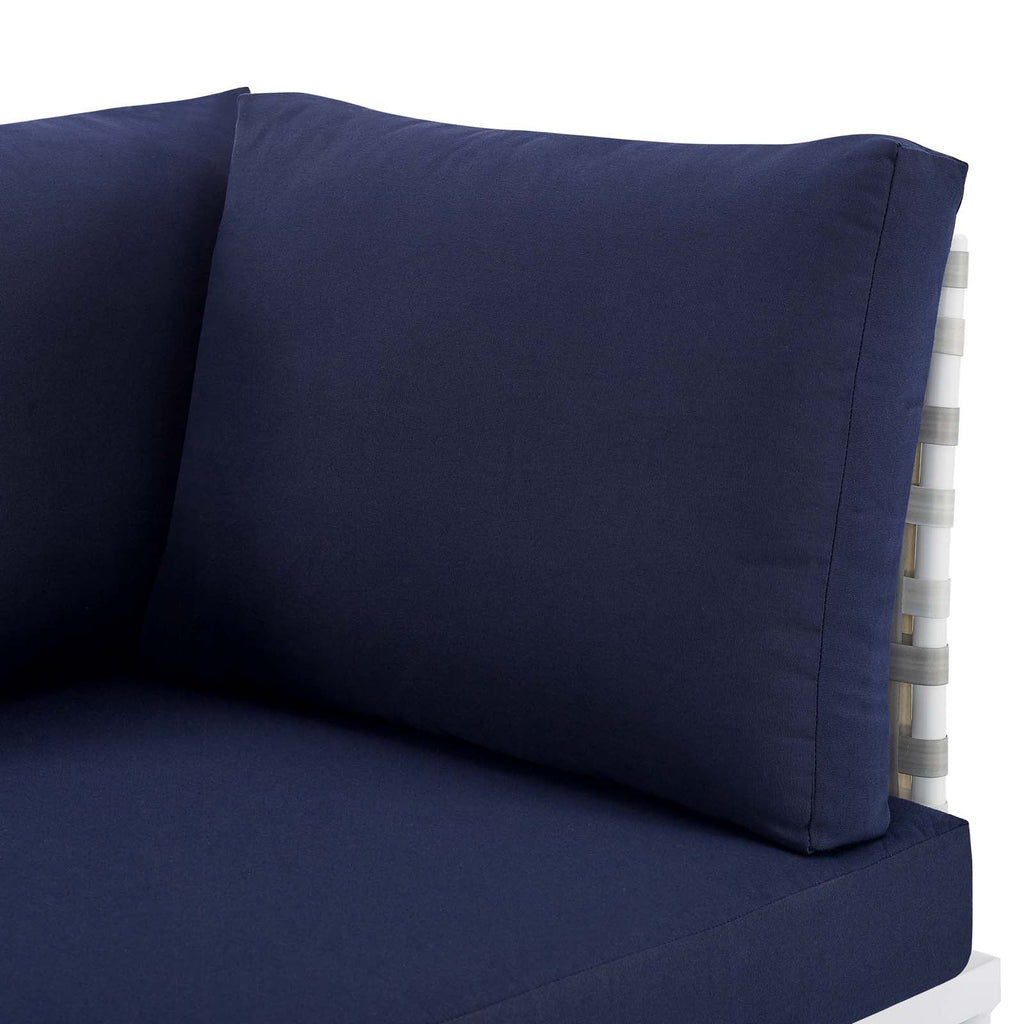 Harmony Sunbrella¨ Basket Weave Outdoor Patio Aluminum Sofa by Modway