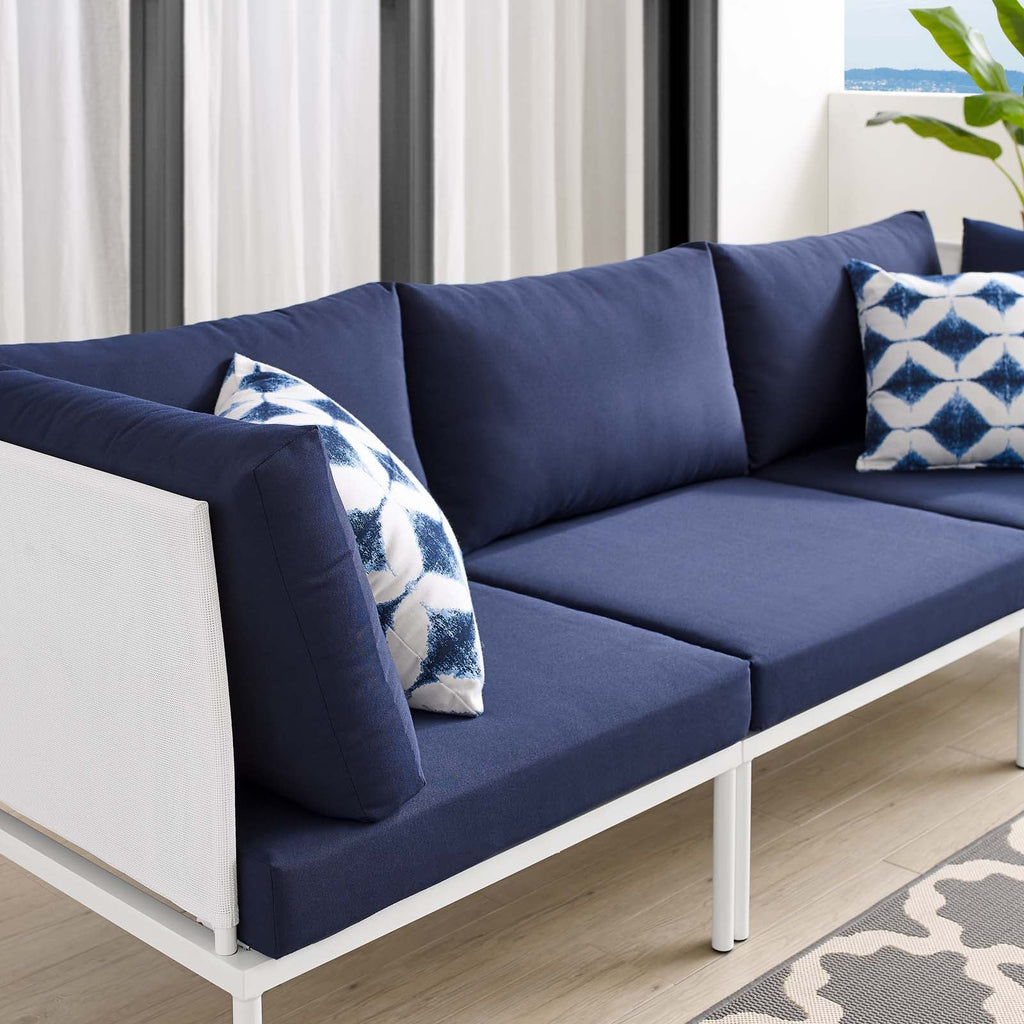 Harmony Sunbrella¨ Outdoor Patio Aluminum Sofa by Modway