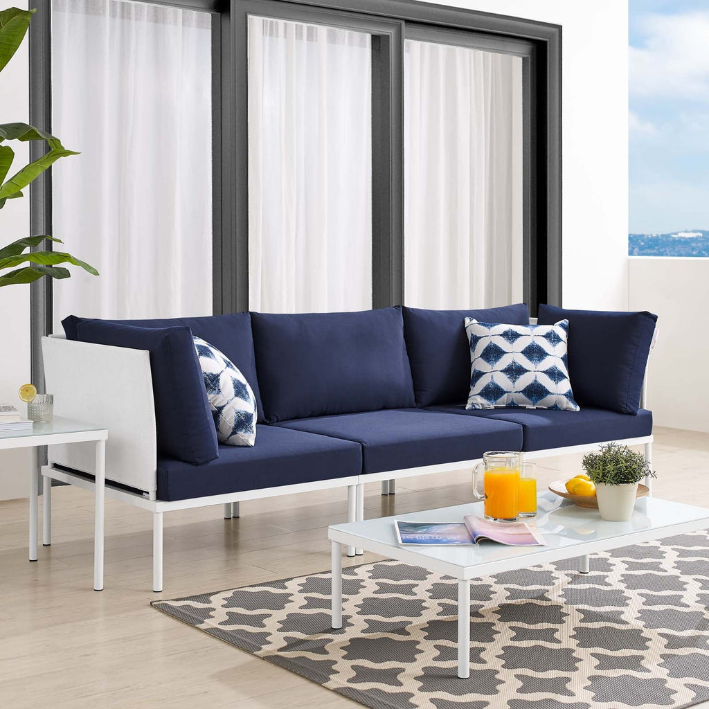 Harmony Sunbrella¨ Outdoor Patio Aluminum Sofa by Modway