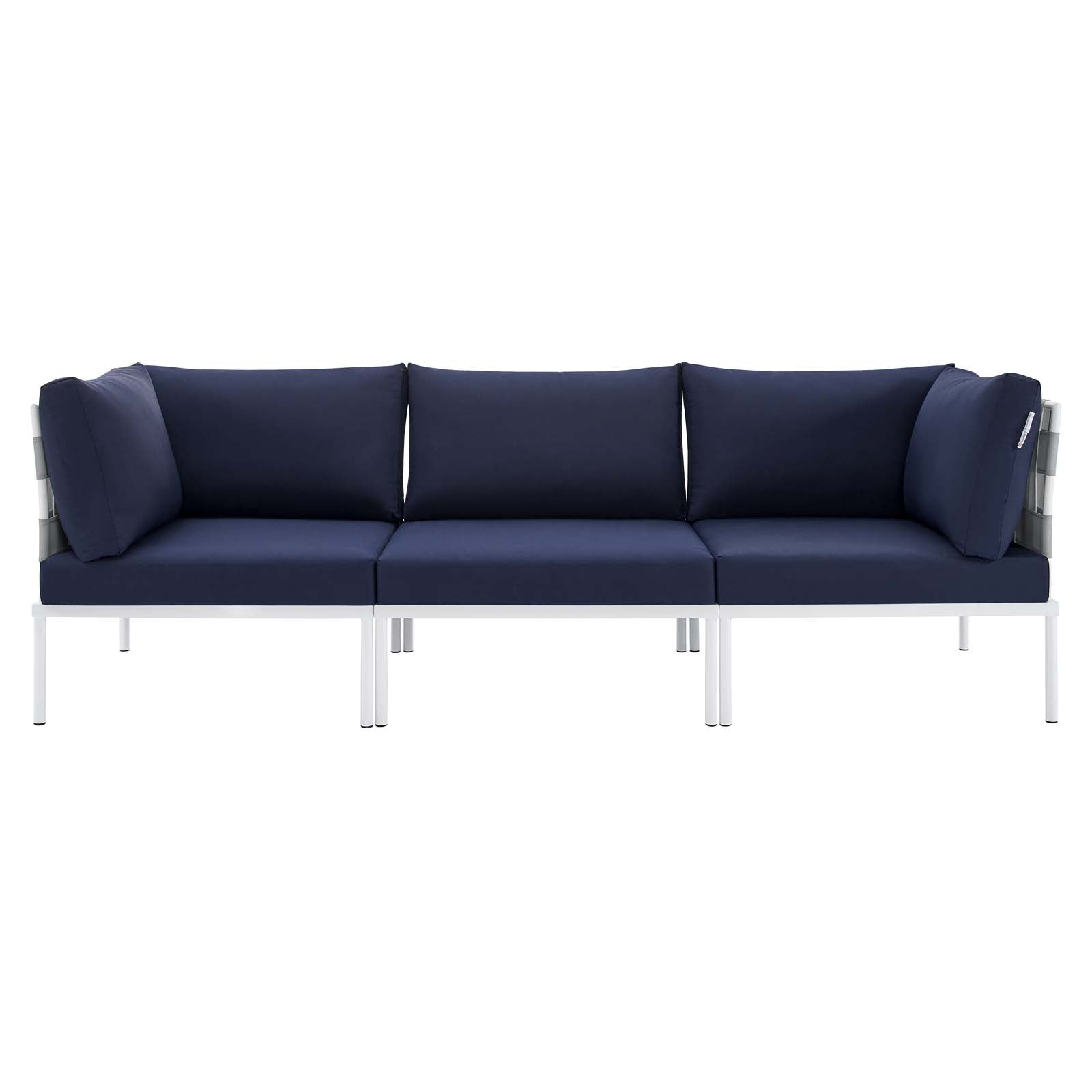 Harmony Sunbrella¨ Outdoor Patio Aluminum Sofa by Modway