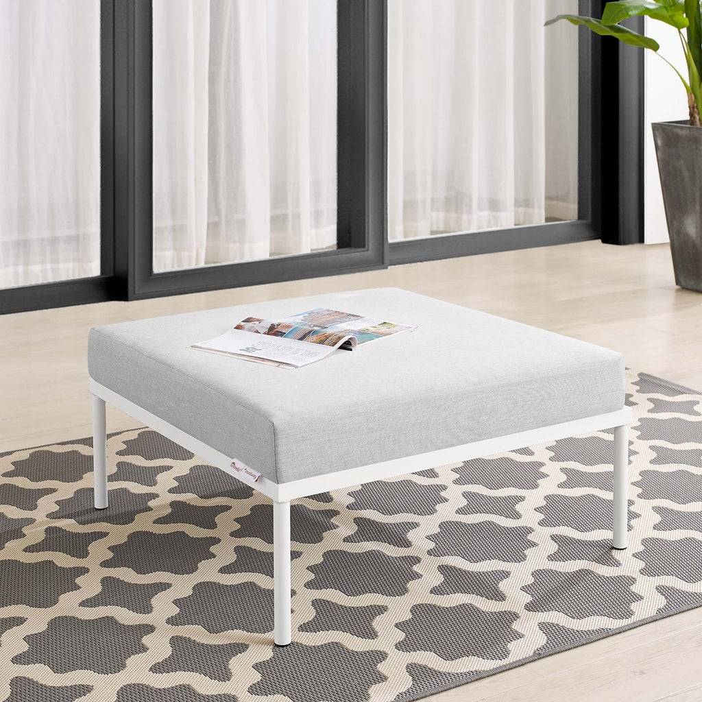Harmony Sunbrella¨ Outdoor Patio Aluminum Ottoman by Modway