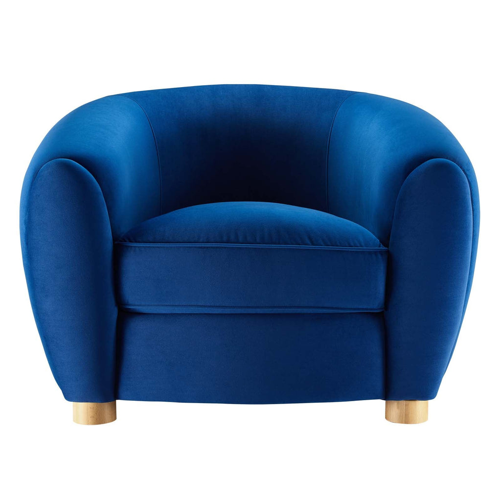 Abundant Performance Velvet Armchair by Modway