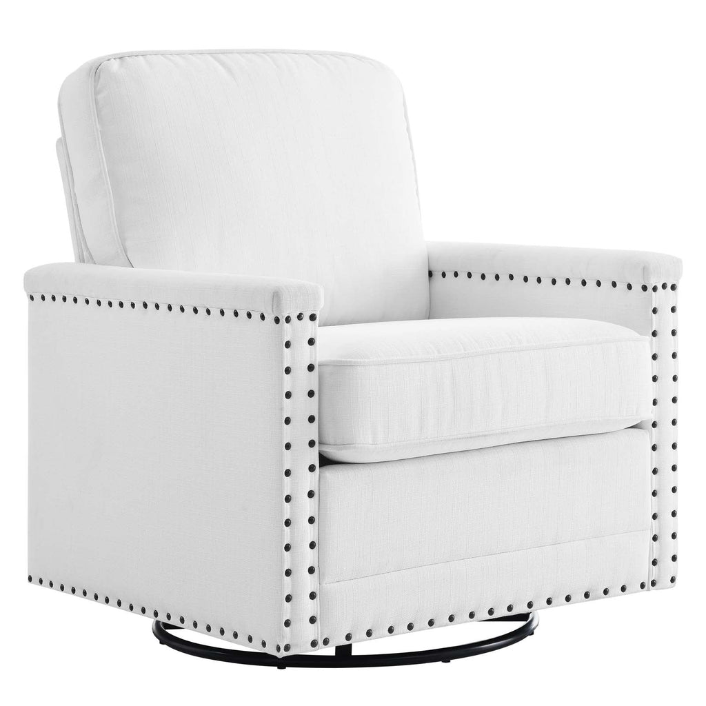 Ashton Upholstered Fabric Swivel Chair by Modway