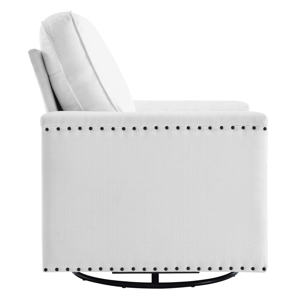 Ashton Upholstered Fabric Swivel Chair by Modway