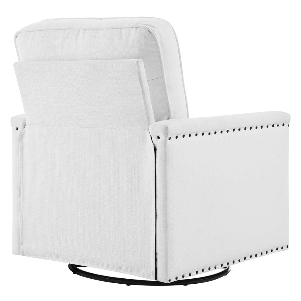 Ashton Upholstered Fabric Swivel Chair by Modway