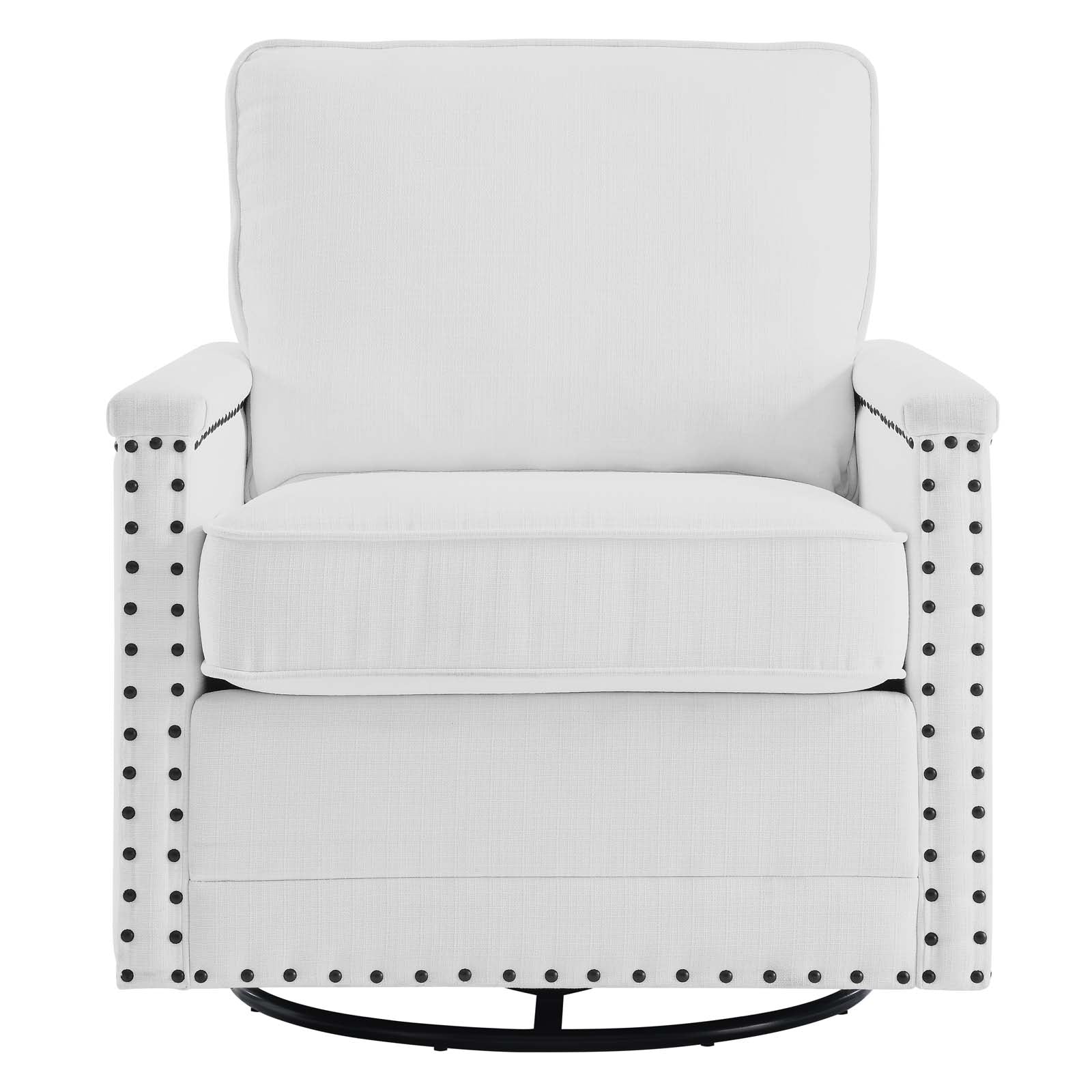 Ashton Upholstered Fabric Swivel Chair by Modway