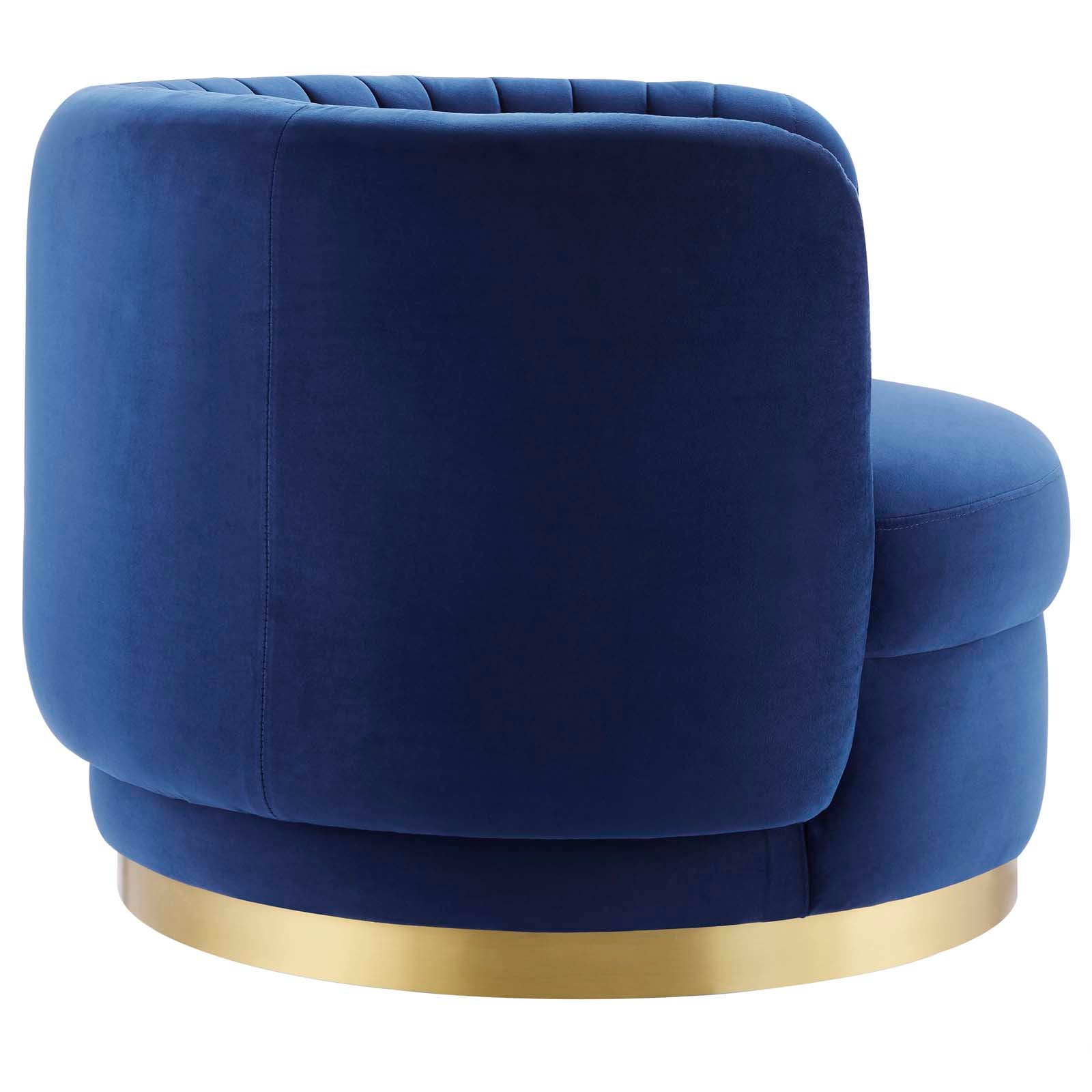 Embrace Tufted Performance Velvet Swivel Chair by Modway