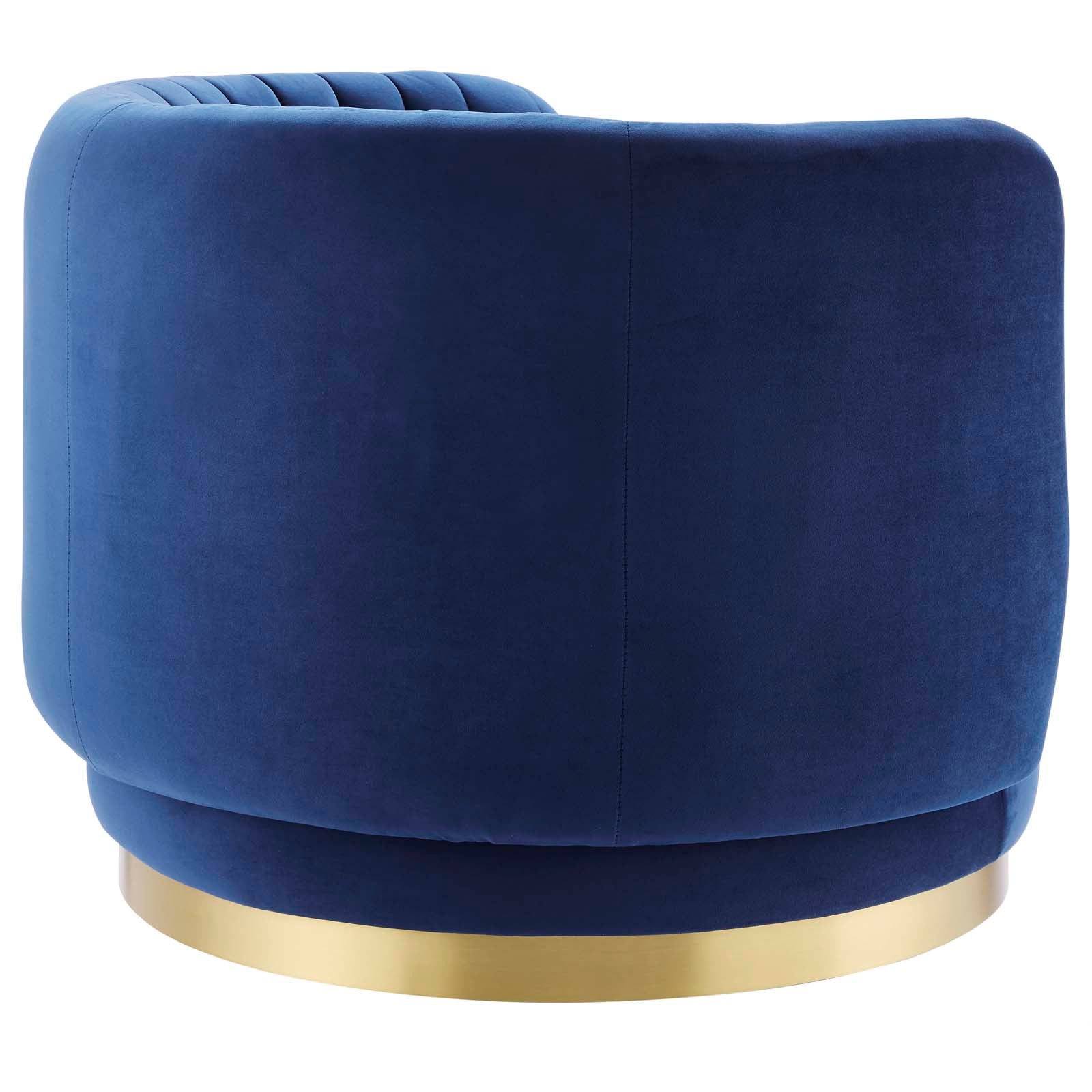 Embrace Tufted Performance Velvet Swivel Chair by Modway