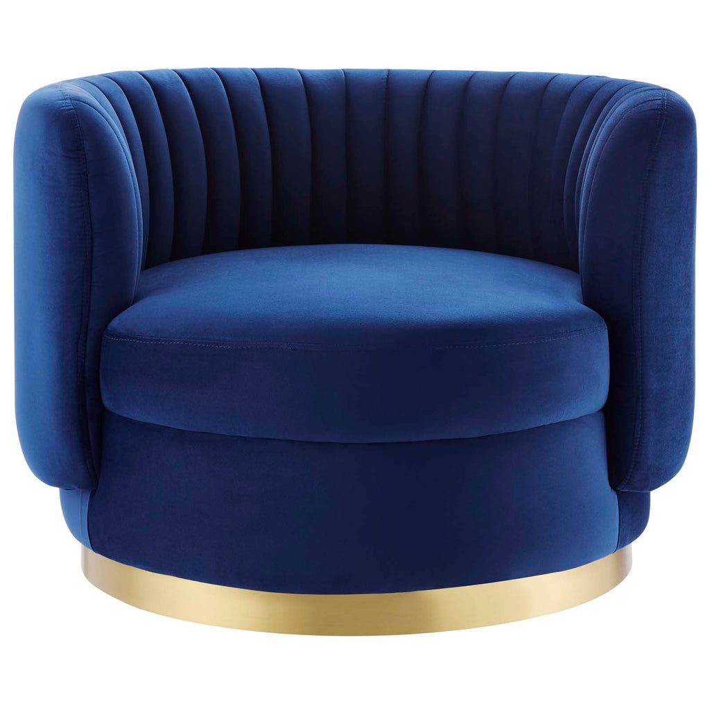 Embrace Tufted Performance Velvet Swivel Chair by Modway