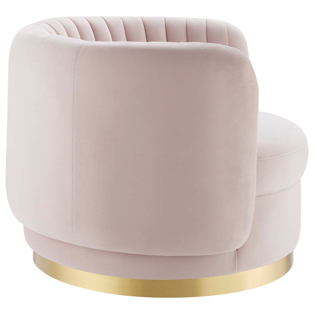 Embrace Tufted Performance Velvet Swivel Chair by Modway