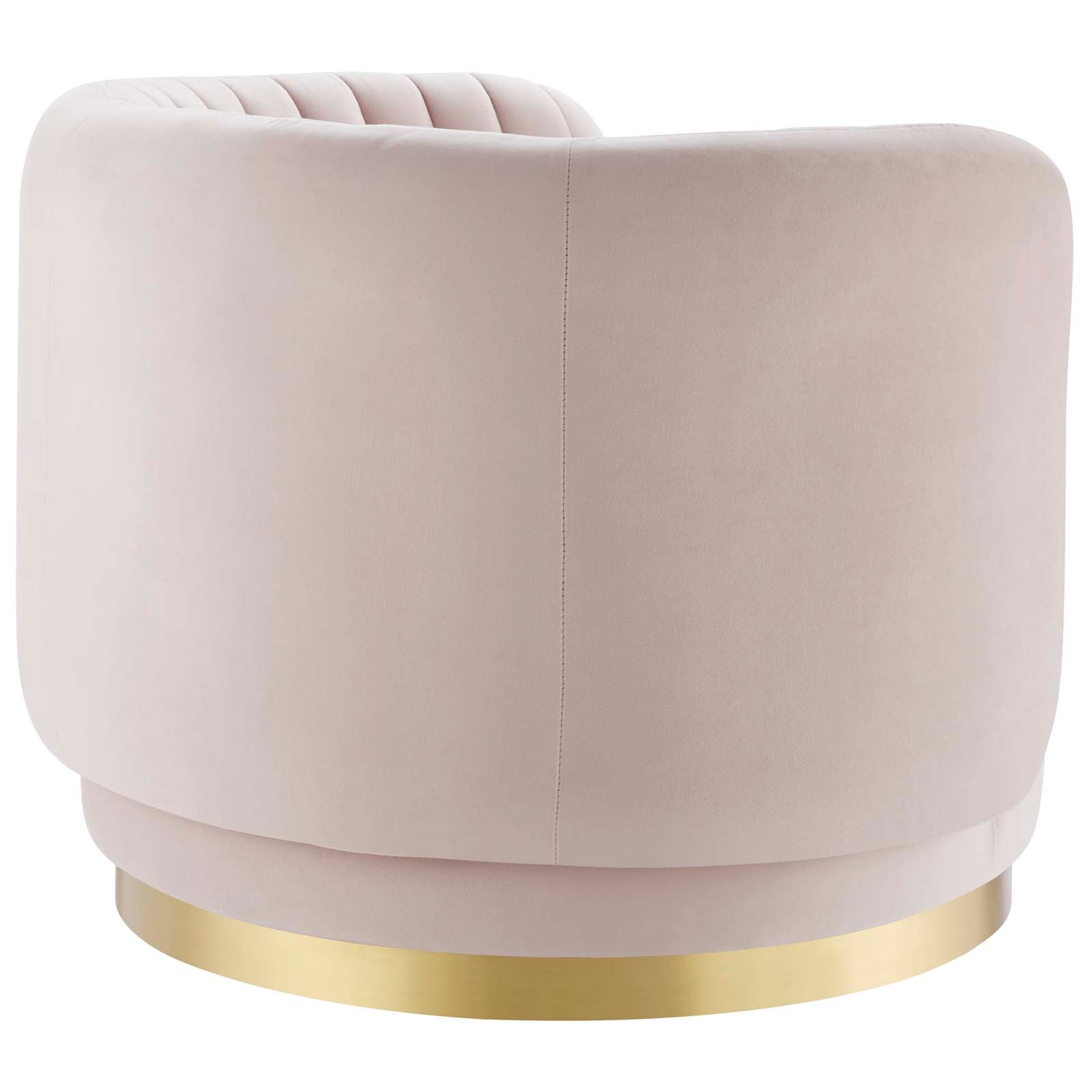 Embrace Tufted Performance Velvet Swivel Chair by Modway