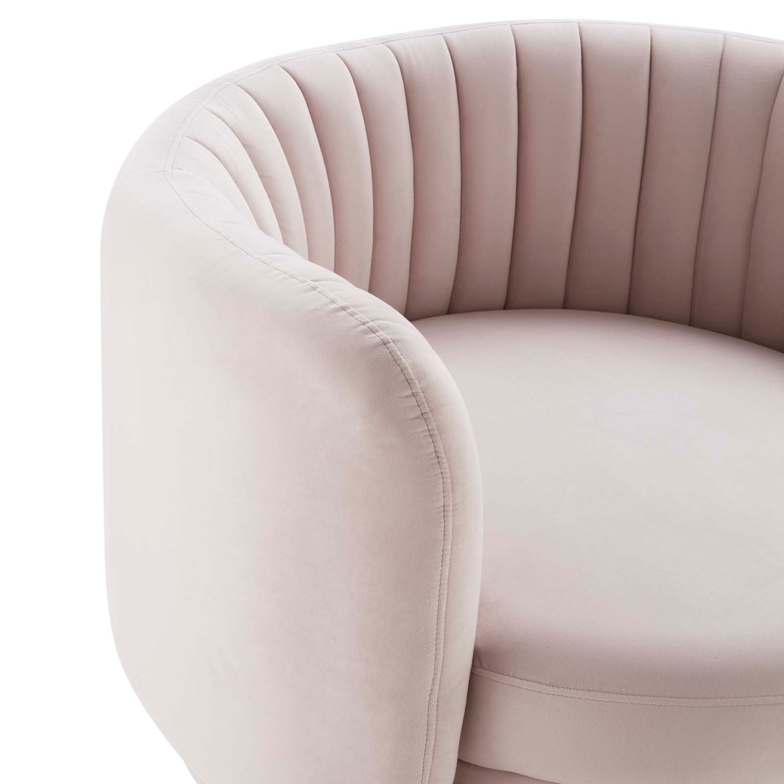 Embrace Tufted Performance Velvet Swivel Chair by Modway