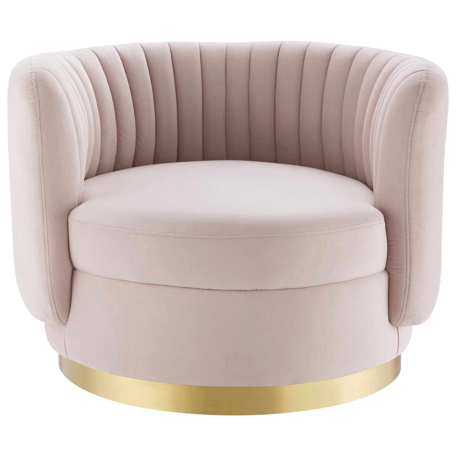 Embrace Tufted Performance Velvet Swivel Chair by Modway