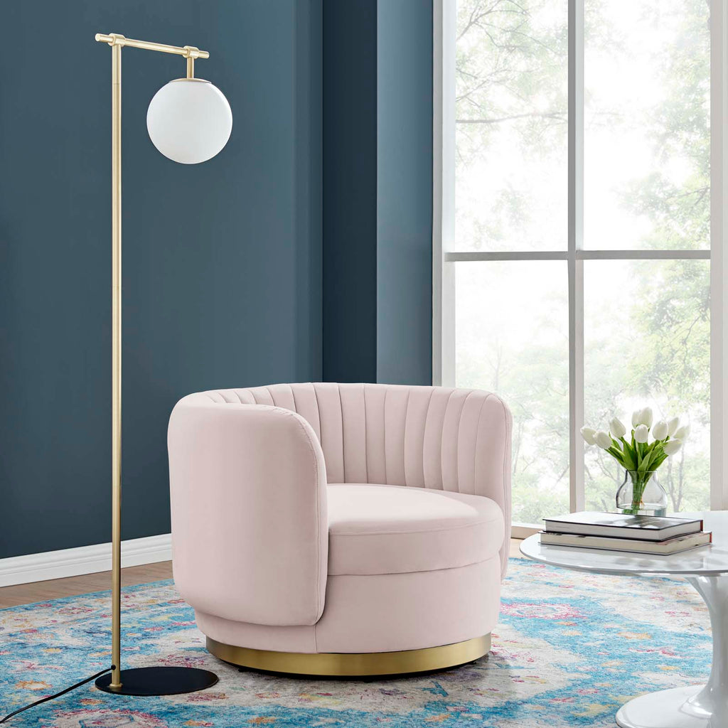 Embrace Tufted Performance Velvet Swivel Chair by Modway