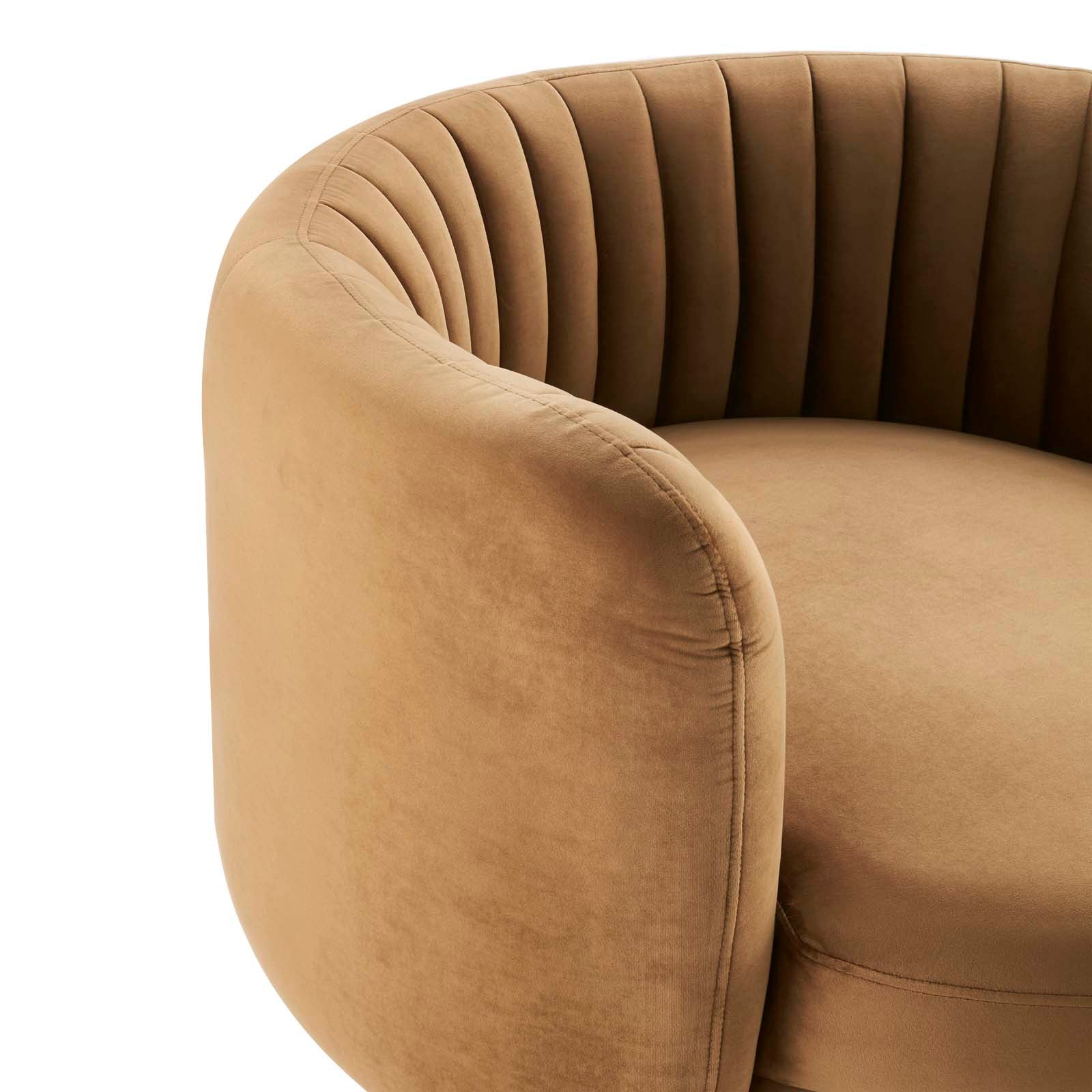 Embrace Tufted Performance Velvet Swivel Chair by Modway