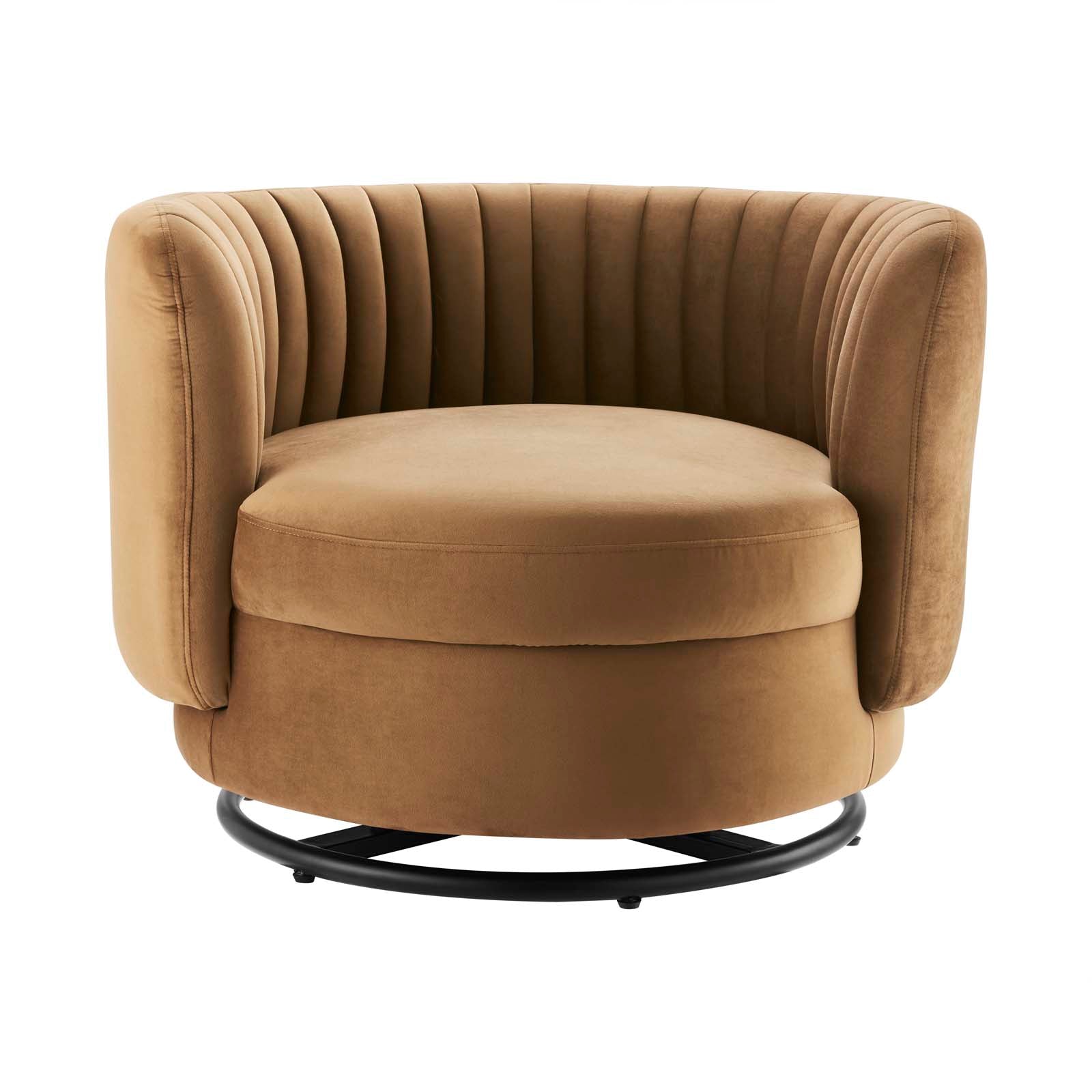 Embrace Tufted Performance Velvet Swivel Chair by Modway