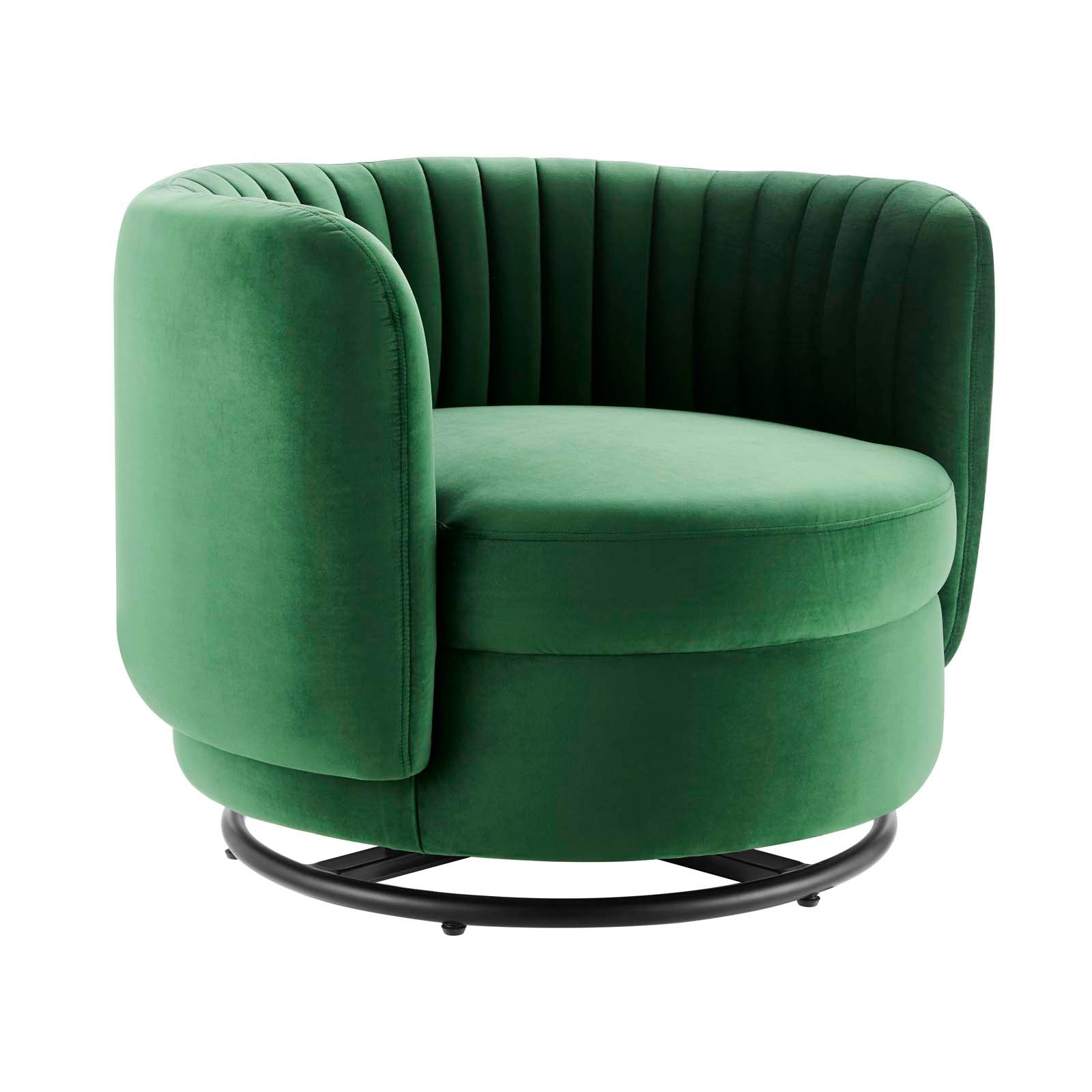 Embrace Tufted Performance Velvet Swivel Chair by Modway