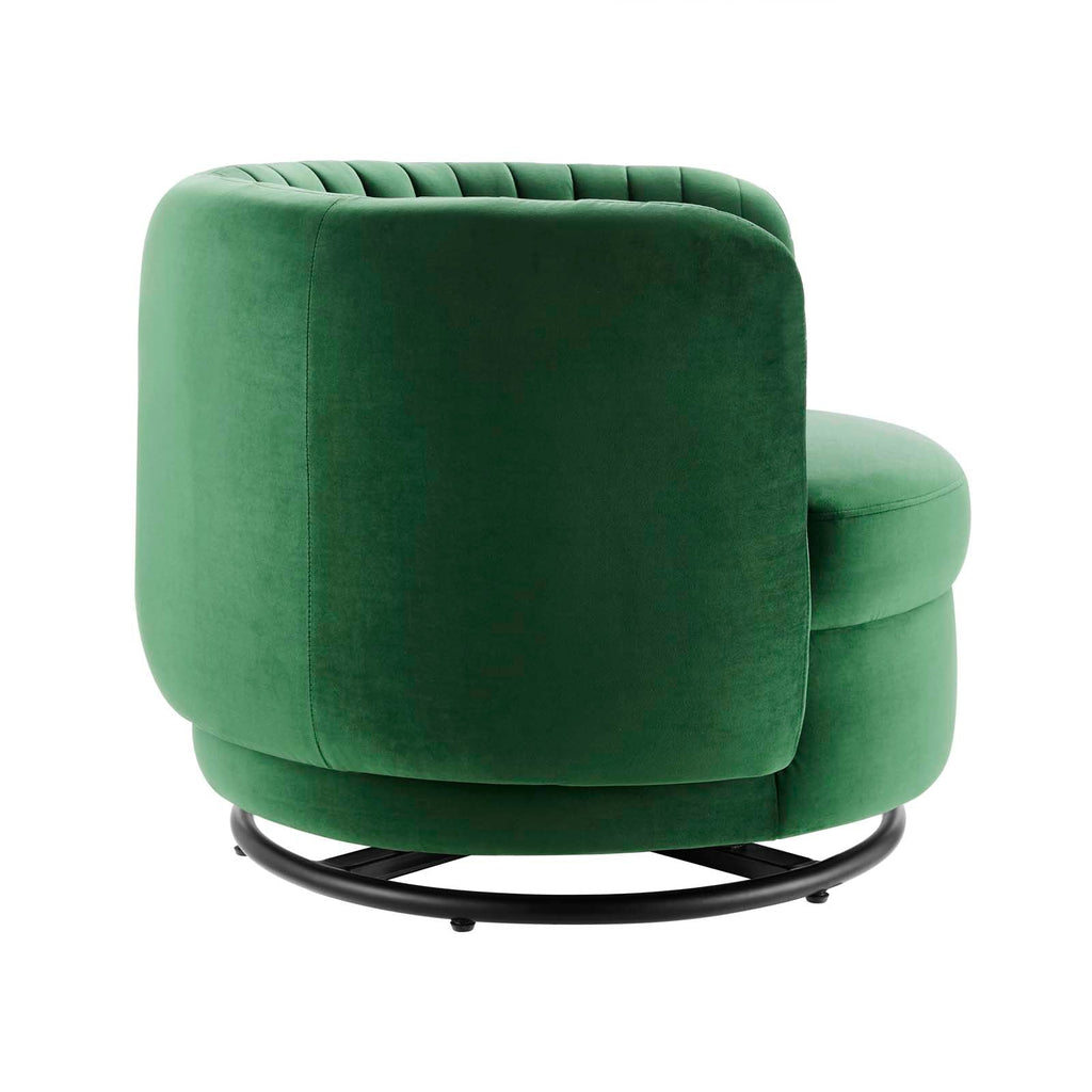 Embrace Tufted Performance Velvet Swivel Chair by Modway