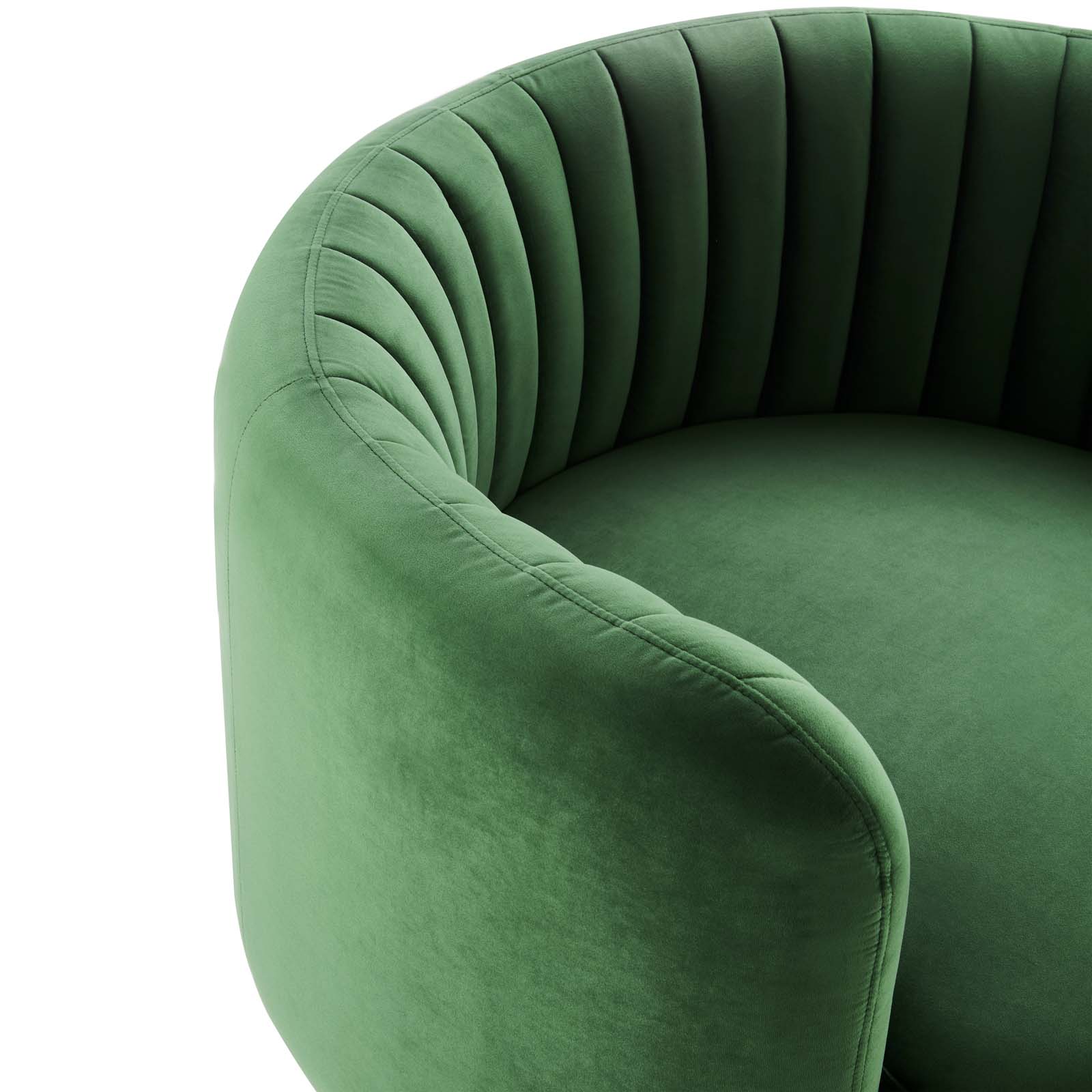 Embrace Tufted Performance Velvet Swivel Chair by Modway